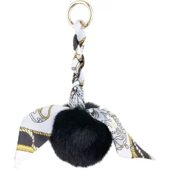 Porte clé pompon et foulard