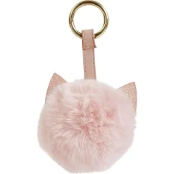 Porte clé pompon léopard