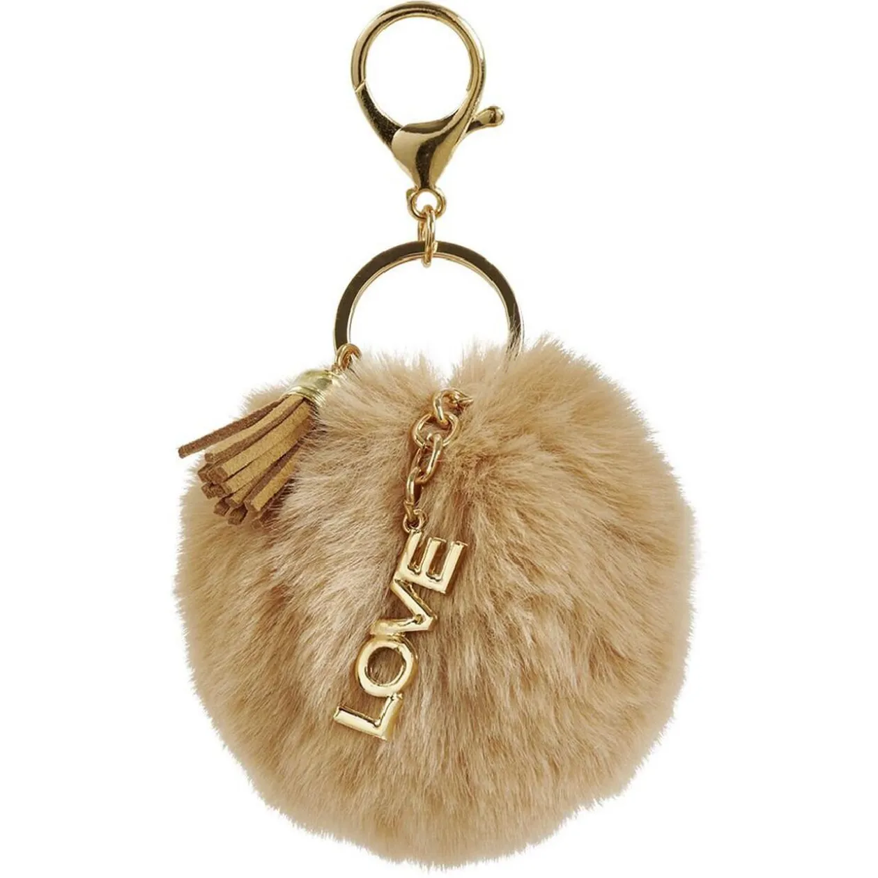 Porte clé pompon Love