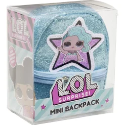 Porte clé sac à dos LOL avec accessoires papeterie L6xH10cm