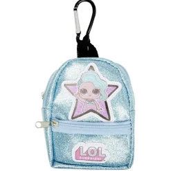 Porte clé sac à dos LOL avec accessoires papeterie L6xH10cm