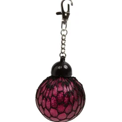 Porte clé squeeze balle anti stress gel filet