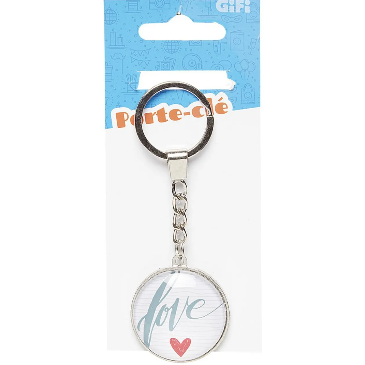 Porte clés en verre