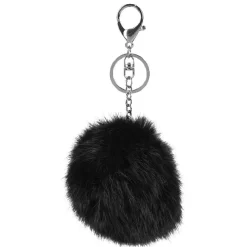 Porte clés pompon coloré