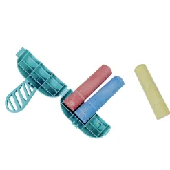 Porte craies et ses 3 craies colorées