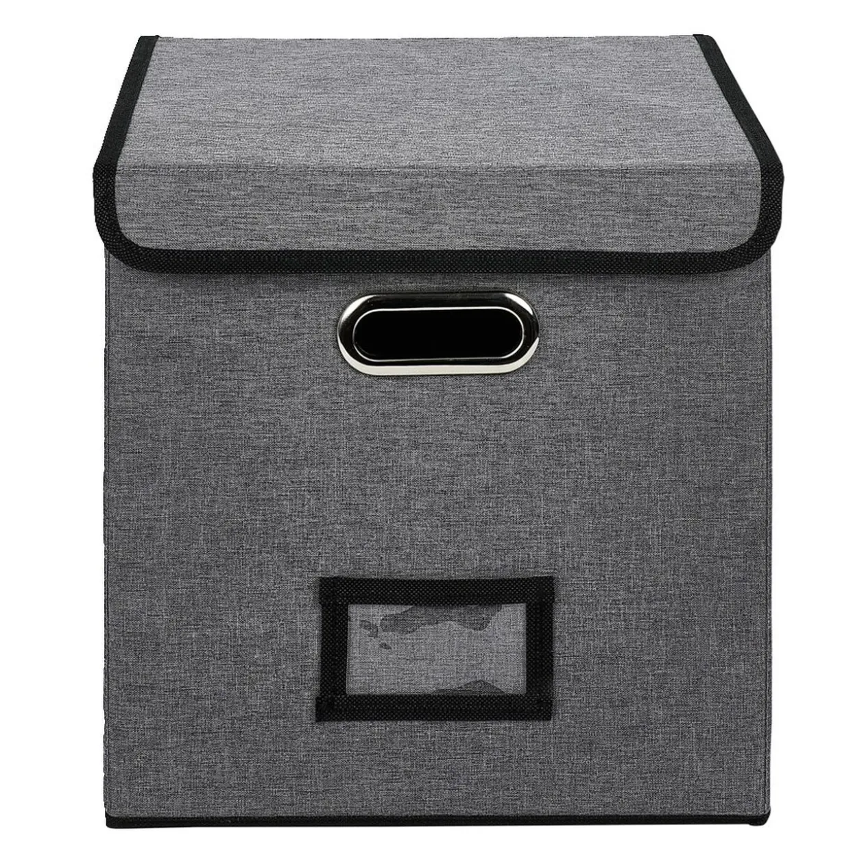 Porte document Box Cube textile 31x29x31cm