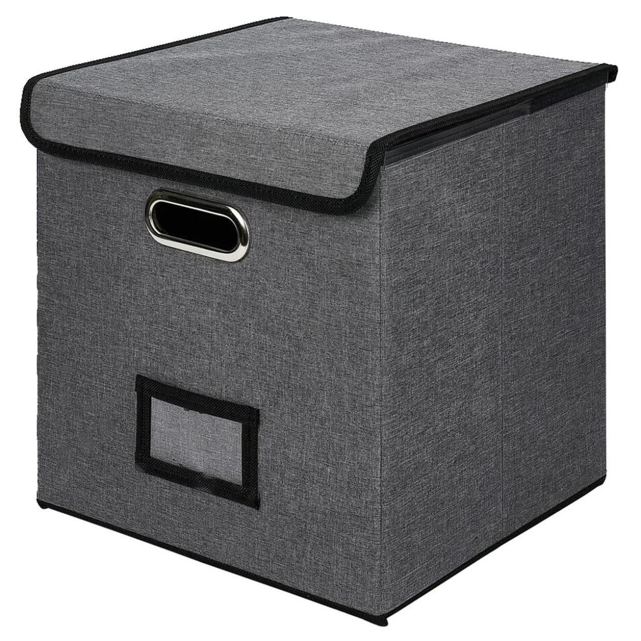 Porte document Box Cube textile 31x29x31cm
