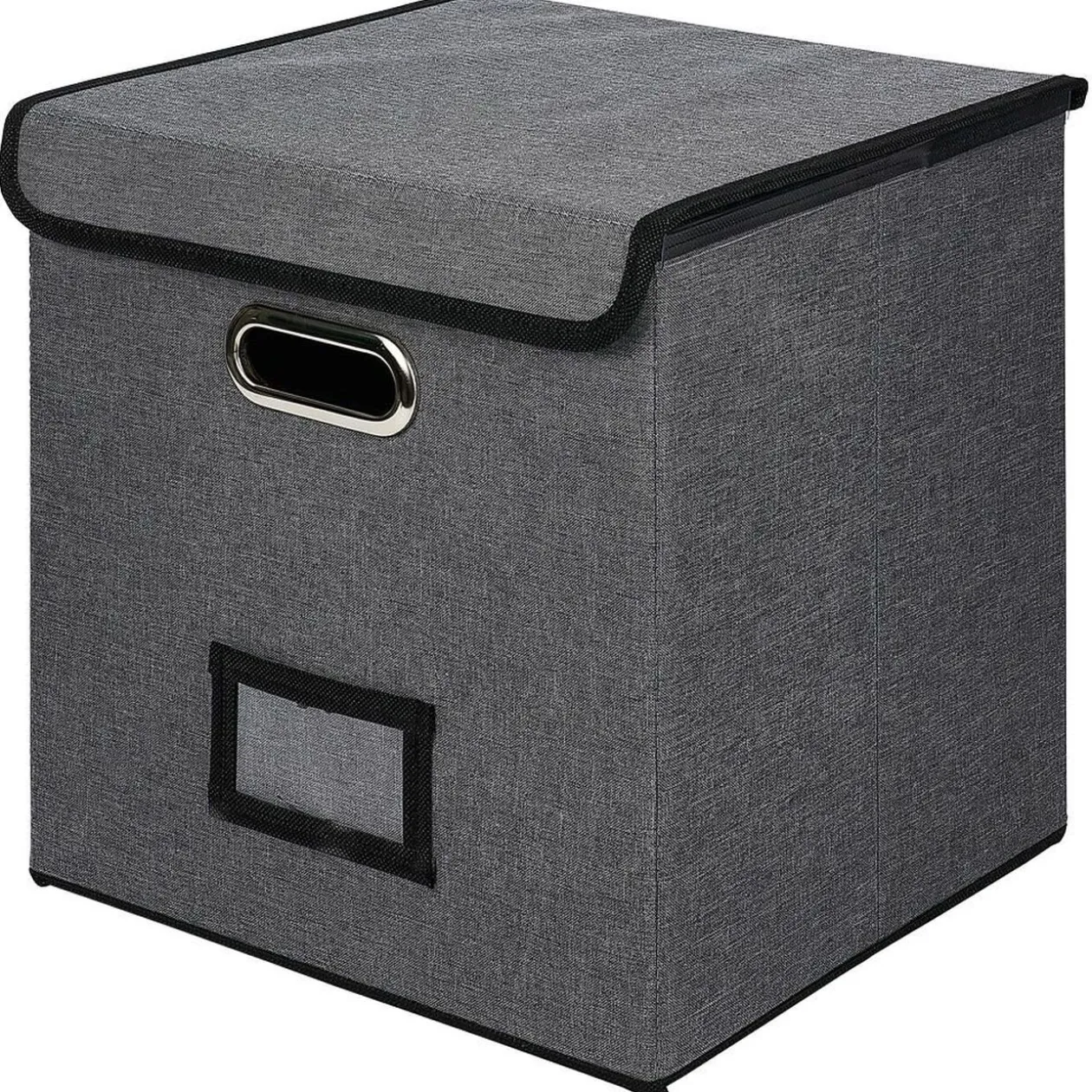 Porte document Box Cube textile 31x29x31cm