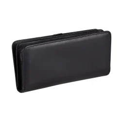 Porte feuille rectangulaire femme pu simili noir