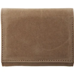 Porte monnaie à rabat marron