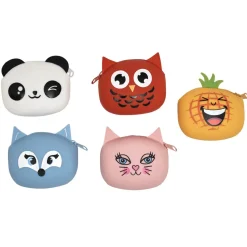 Porte monnaie animaux silicone