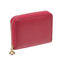 Porte monnaie rectangulaire femme décor simili