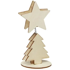 Porte photo à décorer motif renne sapin ou bonhomme de neige