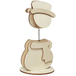 Porte photo à décorer motif renne sapin ou bonhomme de neige