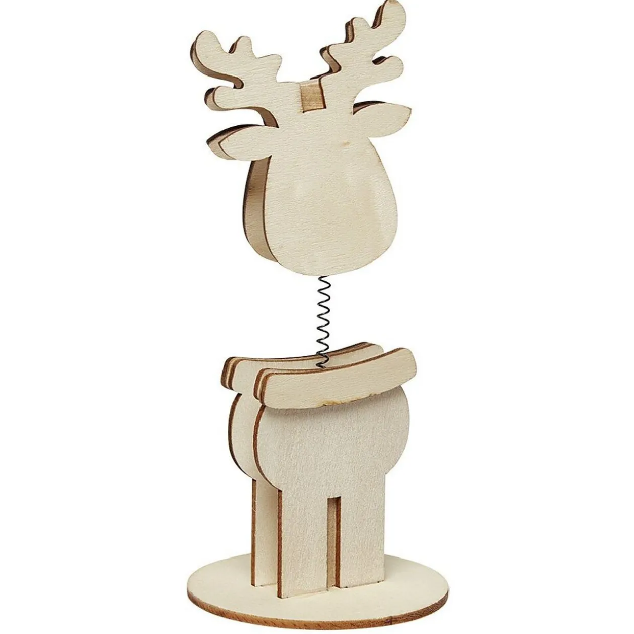 Porte photo à décorer motif renne sapin ou bonhomme de neige