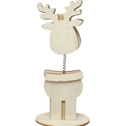 Porte photo à décorer motif renne sapin ou bonhomme de neige