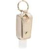 Porte-clé distributeur de gel hydroalcoolique rose gold