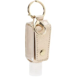 Porte-clé distributeur de gel hydroalcoolique rose gold