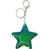 Porte-clé en forme d'étoile sequin