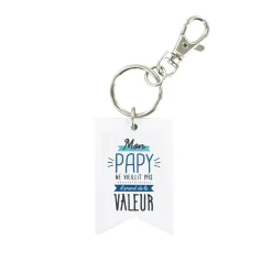 Porte-clé en plastique membres de la famille