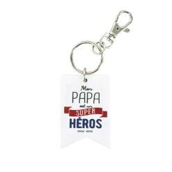 Porte-clé en plastique membres de la famille