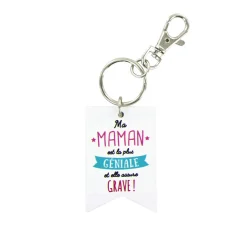 Porte-clé en plastique membres de la famille