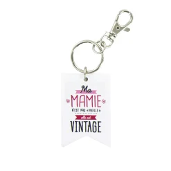 Porte-clé en plastique membres de la famille