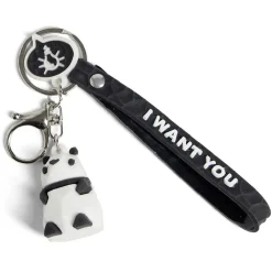 Porte-clé fun en plastique et métal - 4 modèles