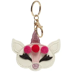Porte-clé licorne tissu
