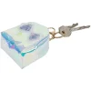 Porte-clé mini sac plastique holographique - 3 modèles