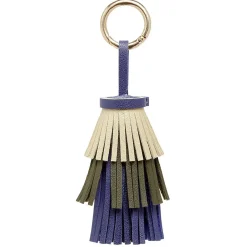 Porte-clé pompon tricorole