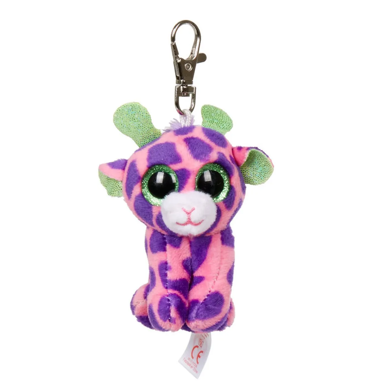 Porte-clés peluche Beanie boo s Gilbert La Girafe
