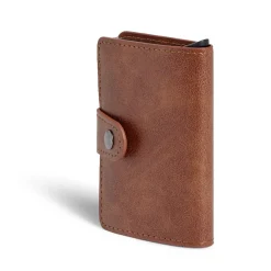 Portefeuille noir polyuréthane avec boitier RFID