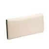 Portefeuille rectangulaire femme en simili avec fermeture rabat