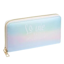Portefeuille rectangulaire femme design fun