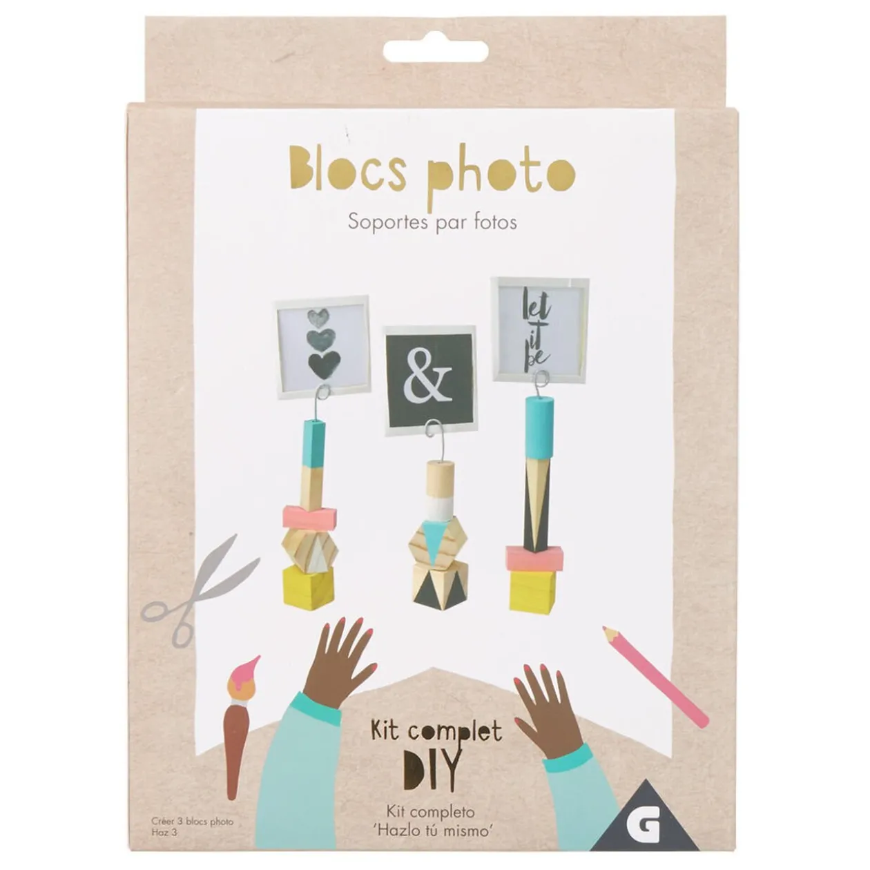 Porte-photos en bois à fabriquer