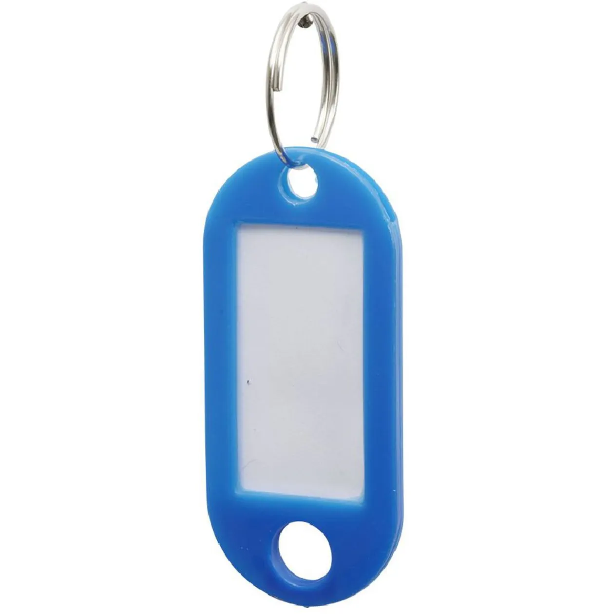 Porte-étiquette porte-clé plastique x10