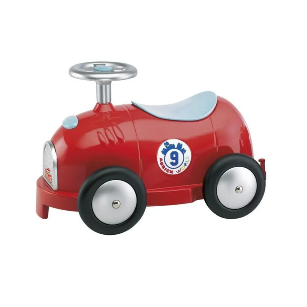 Porteur voiture rétro rouge