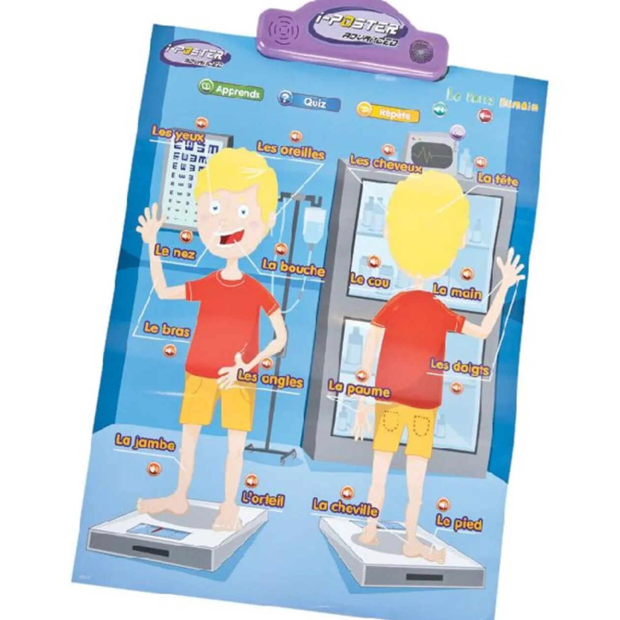 Poster interactif 3 fonds