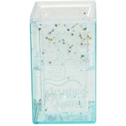 Pot à crayon pailletté, acrylique, 2 modèles