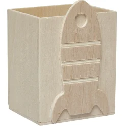 Pot à crayons à peindre en bois