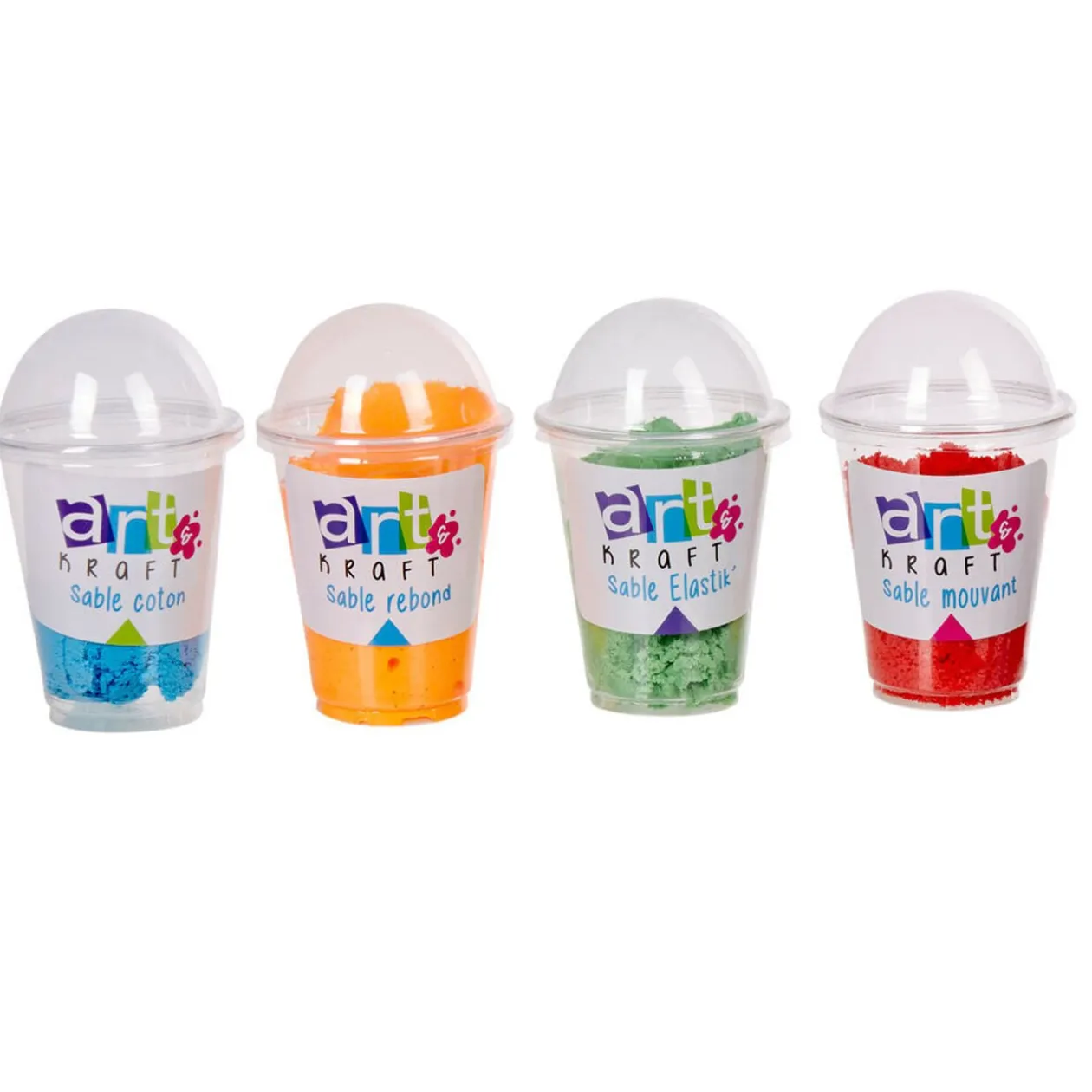 Pot de sable à modeler x 4