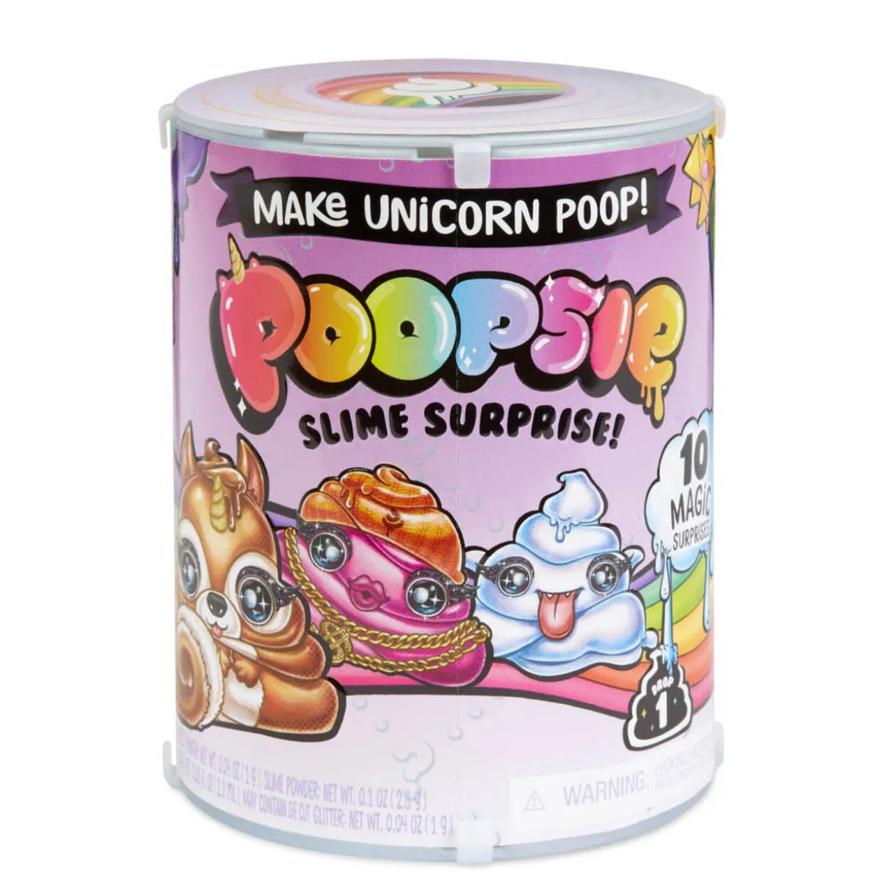 Pot slime Poopsie surprise crotte licorne