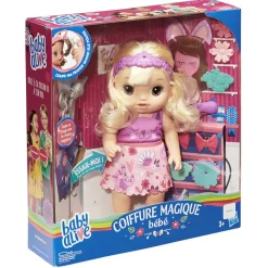Poupée Baby alive blonde à coiffer avec accessoires