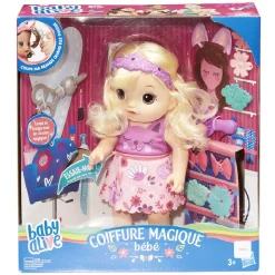Poupée Baby alive blonde à coiffer avec accessoires