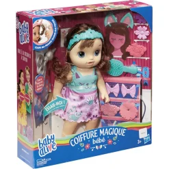 Poupée Baby alive brune à coiffer avec accessoires