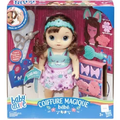 Poupée Baby alive brune à coiffer avec accessoires