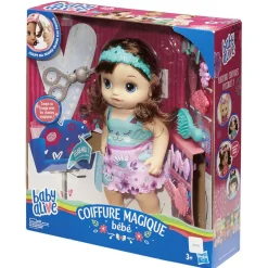 Poupée Baby alive brune à coiffer avec accessoires