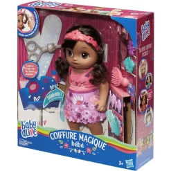 Poupée Baby alive noire à coiffer avec accessoires