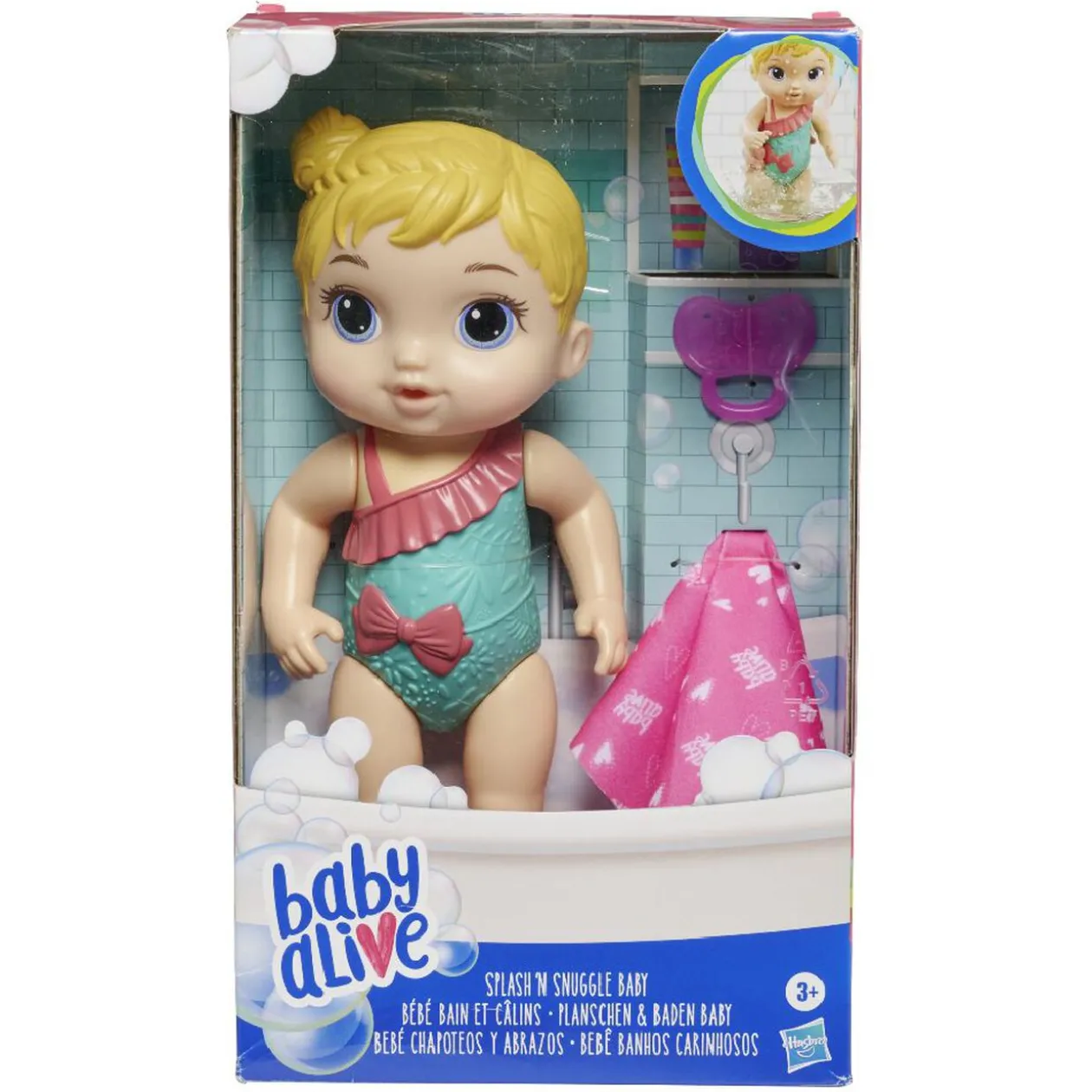 Poupée bain et câlins - BABY ALIVE HASBRO